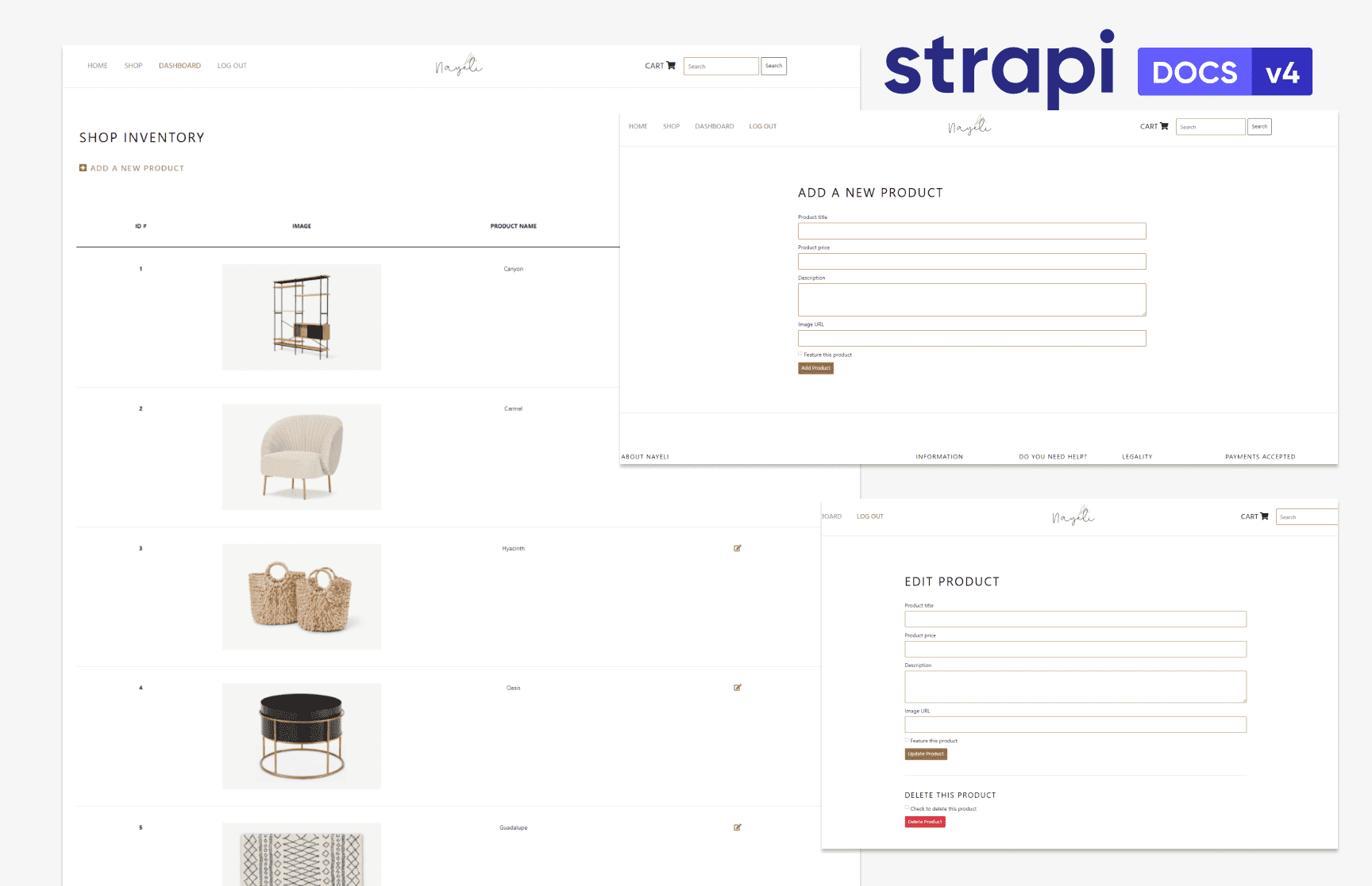 E-commerce Interior Shop